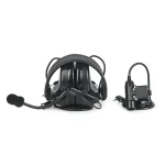 Noise Reduction Tactical Headset with Radio Communication