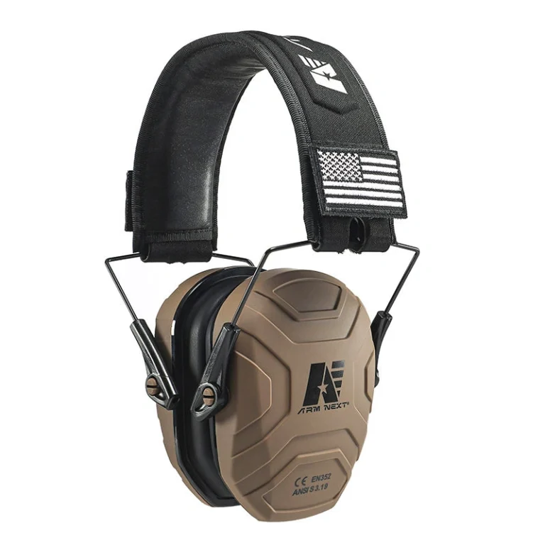 Foldable Noise Reduction Earmuffs for Industrial Safety Applications