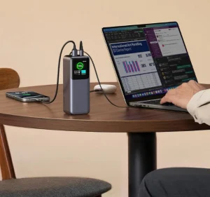 USB-C power brick input output and port sharing checks