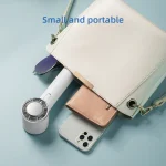 K56 Handheld Cooling Fan with 5-Speed Adjustment and Protective Features