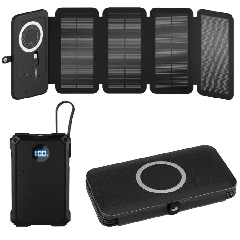 H-PBS32H Solar Power Bank 5,000 mAh Wireless Charging image 1
