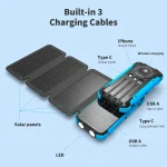 10,000mAh H-PS31M Solar Power Bank image 4