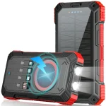 20,000mAh Wireless Charger H-PS92W Solar Power Bank image 2