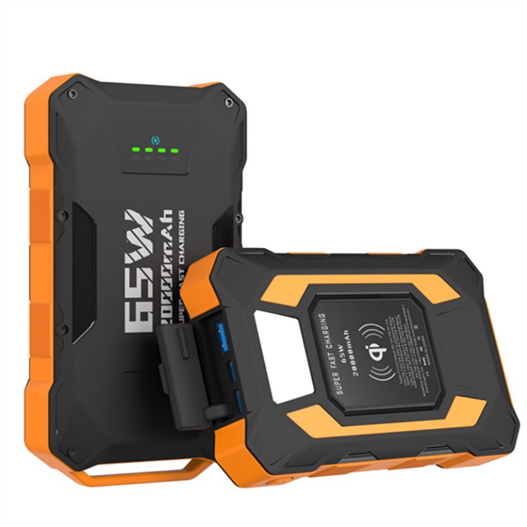 ZL601 20000mAh Solar Power Bank - 15W Wireless Charging, IPX7 Waterproof image 1
