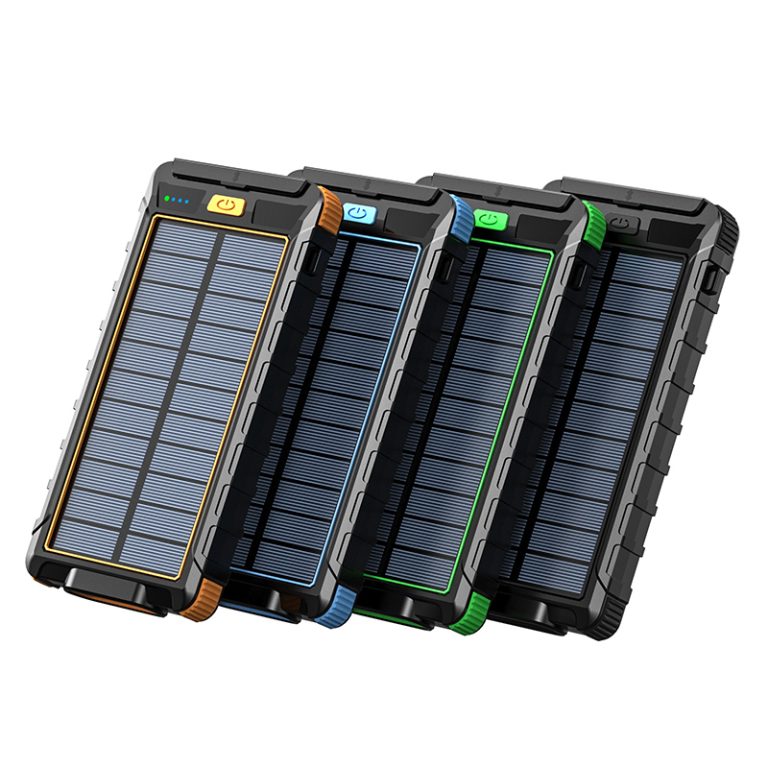ZL801 10000mAh Solar Power Bank - IPX7 Waterproof, 2W Camping Light image 1