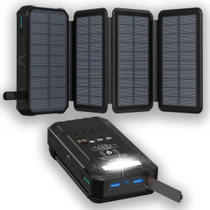 ZL905 Foldable Solar Power Bank 20000mAh – 8W Solar, 22.5W PD & 15W Wireless